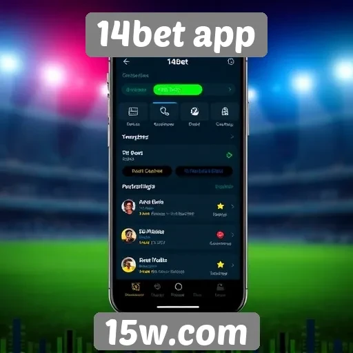 Análise das funcionalidades do aplicativo 14bet