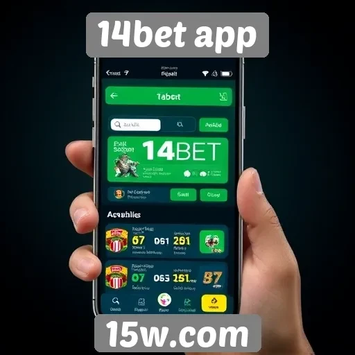 Avaliação da interface do usuário do 14bet app