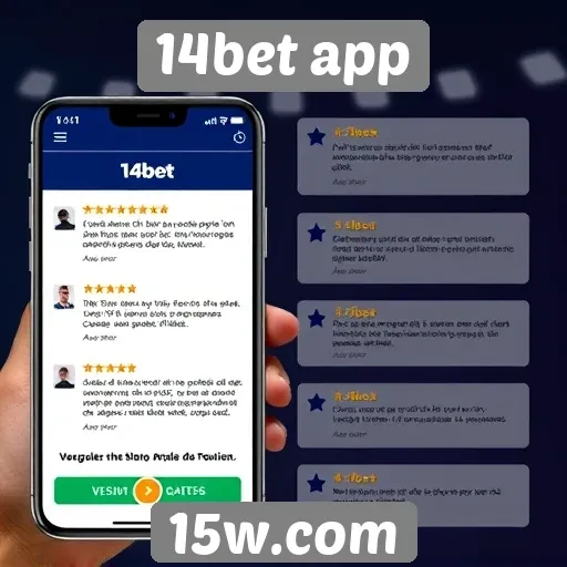Avaliações de usuários sobre 14bet app são positivas